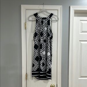 Mudpie Black and White Dress